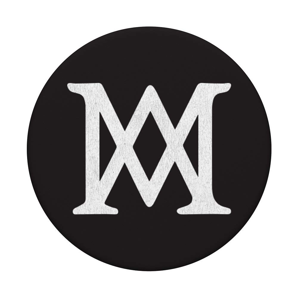 Amazon.com: Auspice Maria Monogram A and M of Virgin Mary Black